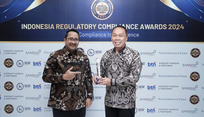 Penuhi Kewajiban Kepatuhan Hukum, Jasa Raharja Sabet Penghargaan Bergengsi dari Indonesia Regulatory Compliance Award 2024