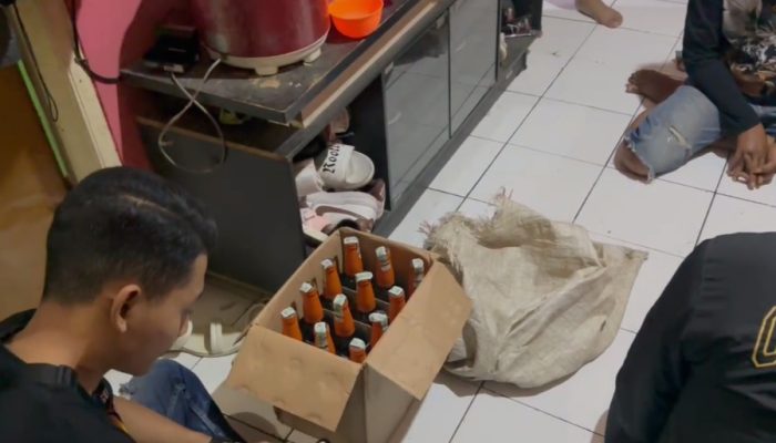Sat Samapta Polres Garut Amankan Puluhan Minuman Keras Di Wilayah Garut Utara