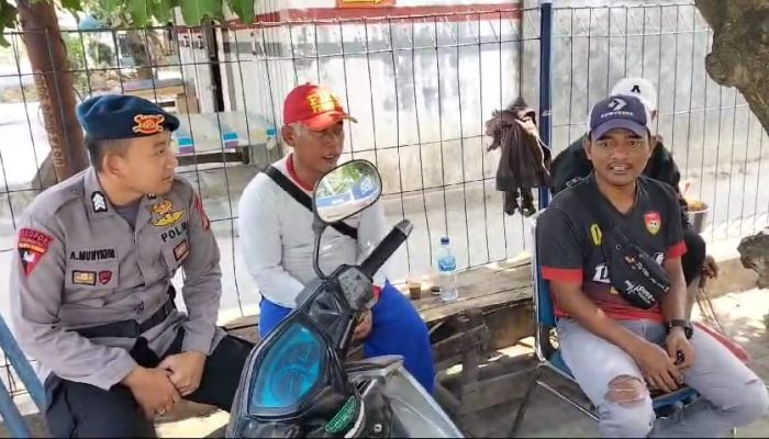 Brimob Jabar sambangi Komunitas Opang dan Ojol, Cibungur Guna Menjaga Kondusifitas Lingkungan