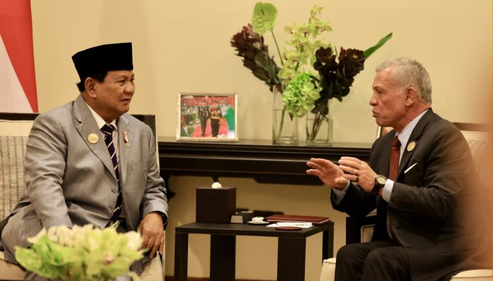 Menhan Prabowo dan Raja Yordania Duduk Bersama Lagi Usai KTT, Bahas Peningkatan Bantuan Untuk Gaza
