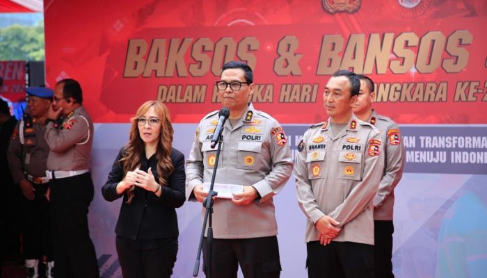 Polri Bangun Fasilitas Air Bersih hingga Perbaiki Tempat Ibadah Sambut Hari Bhayangkara ke-78