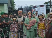 Dandim 1710/Mimika Sambut Kedatangan Danrem 174/ATW Dalam Kunjungan Kerjanya Ke Kodim 1710/Mimika