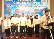 Erwinsyah Ketua DPW Gibran Center Provinsi Babel dan Pak Cik Supar Ketua DPD Babar Resmi Di lantik 