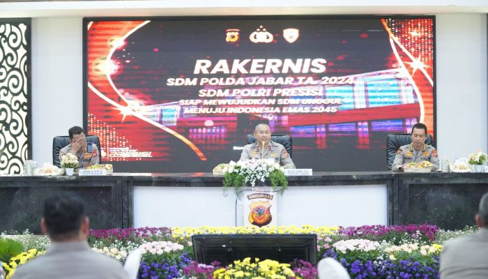 Wakapolda Jabar Buka Rakernis SDM Tahun 2024.