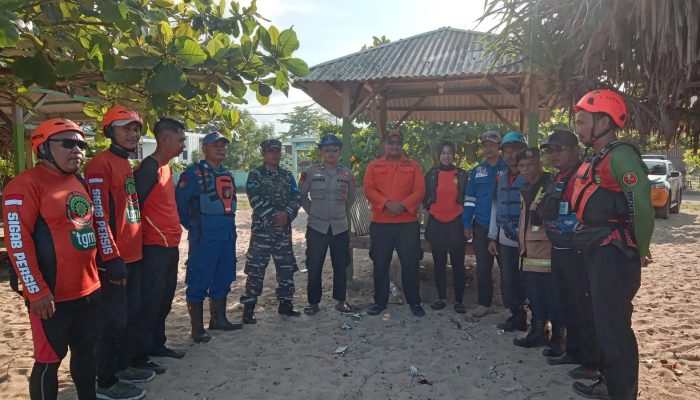 Upaya Pencairan Korban Terseret Ombak Pantai Karangpapak Masih Berlanjut