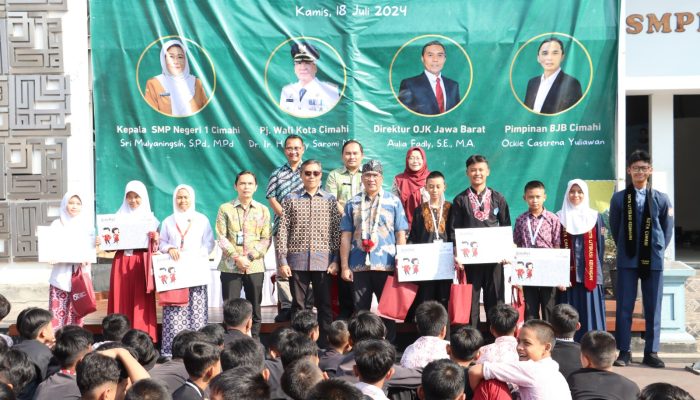 Sosialisasi Gerakan Simpanan Pelajar   Pj. Walikota Cimahi: Tumbuhan Budaya Menabung Sejak Usia Dini