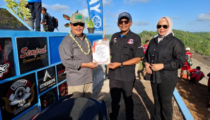 Tugu O KM dan Masjid (BMC/Semprul) Bagolo Diresmikan Bupati Pangandaran