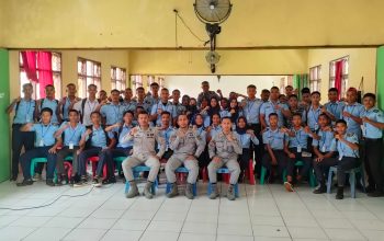 Stasiun Bakamla Tual Gelar Sosialisasi K3 di SMKN 1 Tual