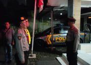 Bandung Kondusif, Kapolsek Buah Batu Gelar Apel Malam Guna Cek kekuatan Anggota Polsek Buah Batu