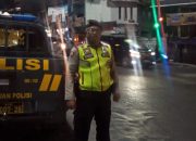 Unit Patroli Samapta Polsek Cidadap Gelar Blue Light Patrol Di Tempat Kerawanan Malam