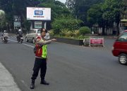 Unit Patroli Samapta Polsek Cidadap Gelar Yanmas Pagi Antisipasi Rawan Kamseltibcar Lantas