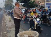 Personel Polsek Bojongloa Kaler menempati Pos Gatur