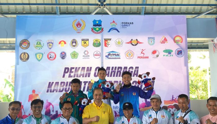 Anggota Polres Garut Kembali Raih Medali Dalam Ajang Porkab Garut 2024