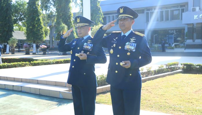 Danlanud Sultan Hasanuddin Hadiri Upacara Peringatan Hari Bakti Ke-77 TNI AU di Makopsud II