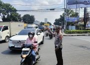 Urai kemacetan Lalu Lintas, Lantas Polsek Regol laksanakan Gatur Lalin