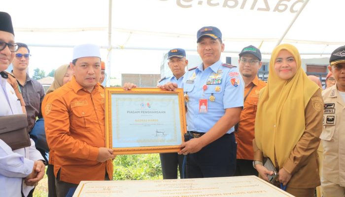 Danlanud Sultan Hasanuddin Resmikan Penggunaan Sumur Bor di Kecamatan Bontoa Kabupaten Maros