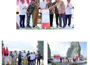 Resmikan Infrastruktur di IKN Panglima TNI Dampingi Presiden RI Groundbreaking
