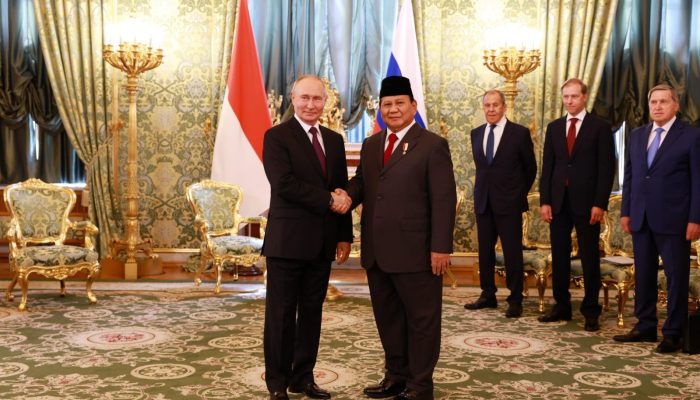 Pertemuan Menhan Prabowo Dengan Presiden Rusia Vladimir Putin, di Rusia