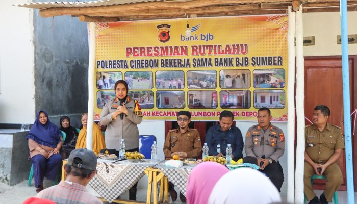 Polisi Resmikan Rumah Program Bantuan Rumah Tidak Layak Huni