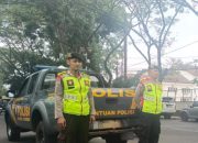 Unit Samapta Polsek Cicendo QR.18.4.C Laksanakan Pengawasan dan pengaturan Lalulintas Pagi