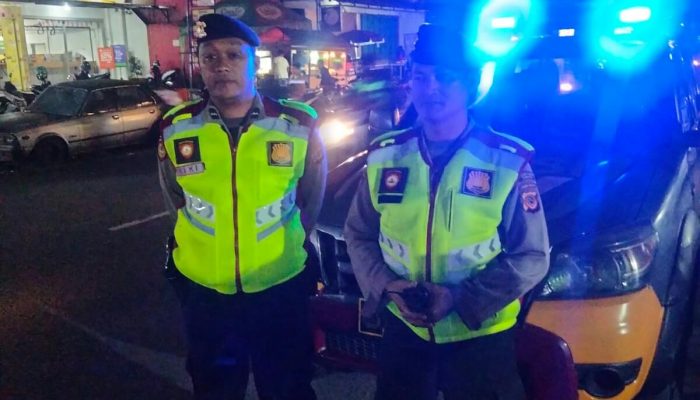 .Unit Samapta Polsek Bandung Kulon melaksanakan giat Strong Point di Wilayah Hukum Polsek Bandung Kulon