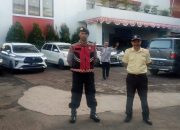 Unit Samapta Polsek Bandung Kulon silaturahmi kamtibmas kepada Scurty Gereja