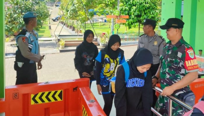 Cipta Kondisi, Polisi Monitoring Kawasan Obwis di Desa Jalatrang