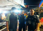 Bhabinkamtibmas Polsek Bandung Kidul Monitoring Giat Pasar Malam di Wilayah Binaannya