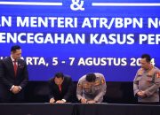 Polri dan Menteri ATR/BPN Perkuat Sinergitas Pemberantasan Mafia Tanah