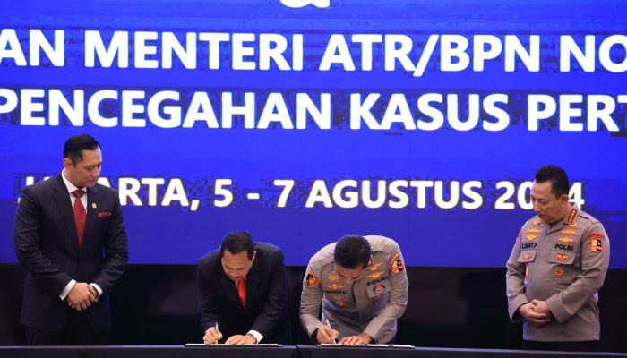 Polri dan Menteri ATR/BPN Perkuat Sinergitas Pemberantasan Mafia Tanah