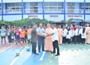 Guna Memacu Prestasi, Danlanud Husein Sastranegara Berikan Bantuan Alat Olahraga ke Sekolah Angkasa