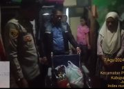 Polsek Pasirwangi Gelar Bakti Sosial Kepada Korban Tersengat Listrik