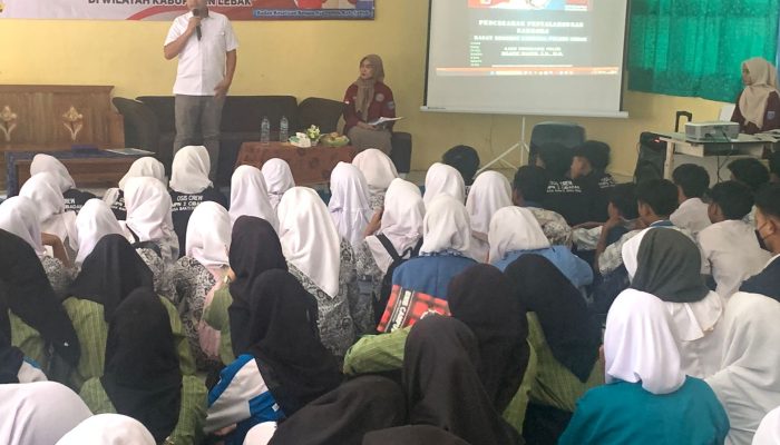 Sosialisasi P4GN di SMKN 1 Cikulur Mencegah Peredaran dan Penyalahgunaan Narkotika, Sat Resnarkoba Polres Lebak