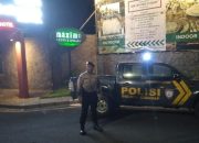 Unit Patroli Samapta Polsek Cidadap Gelar Blue Light Patrol Di Tempat Kerawanan Malam