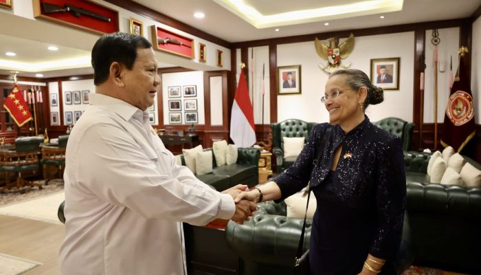 Menhan Prabowo Terima Kunjungan Dubes AS di Kemhan