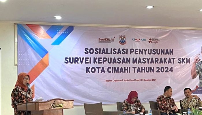 Tingkatkan kinerja Pelayanan Publik  Pemkot Cimahi Gelar Sosialisasi Penyusunan  Survey Kepuasaan Masyarakat 