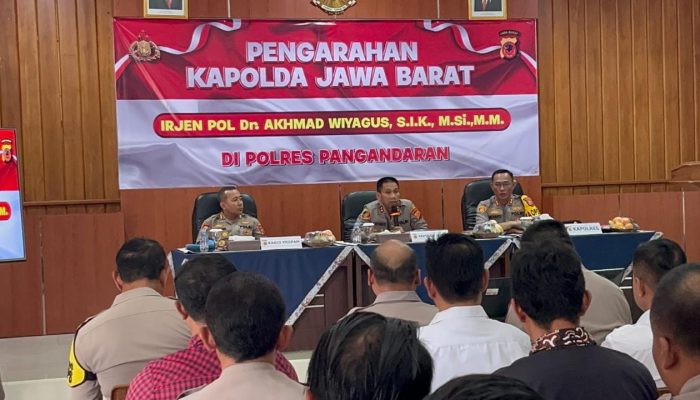 KAPOLDA JABAR KUNJUNGAN KERJA DI POLRES PANGANDARAN