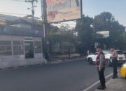 Personel Samapta Polsek Sukajadi Yanmas Pagi, Cegah Kerawanan Pengguna Jalan