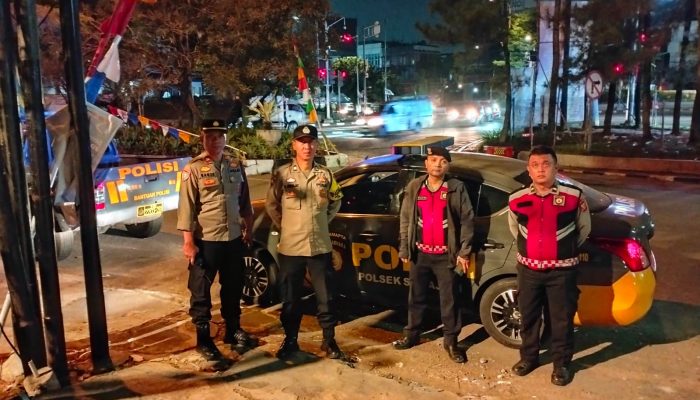 Polsek Sukajadi Polrestabes Bandung Gelar Patroli KRYD Gabungan Piket Fungsi