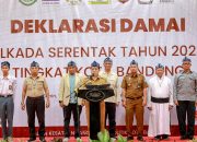 Kota Bandung Gelorakan Deklarasi Damai Pilkada serentak 2024