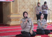 Rangkaian HUT Polwan ke 76, Ratusan Polwan Gelar Napak Tilas