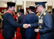 Panglima TNI Hadiri Penganugerahan Tanda Kehormatan RI di Istana Negara