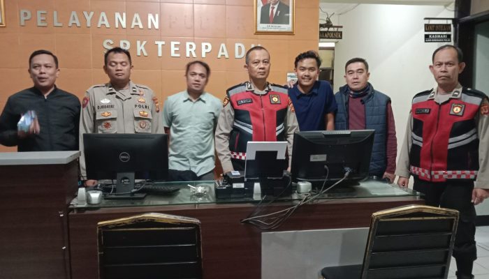 Antisipasi Gangguan Kamtibmas Pawas Polsek Sukasari Lakukan Pengamanan Mako