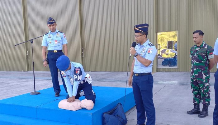 Lanud Sultan Hasanuddin Gelar Ceramah Kesehatan,Tingkatkan Kesadaran dan Pengetahuan Kesehatan Jantung,