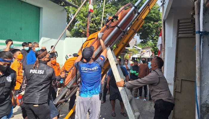 Polsek Garut Kota Cek TKP Penemuan Mayat