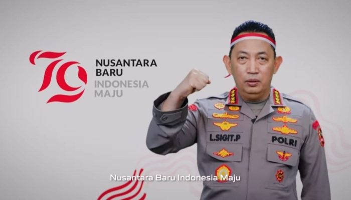 Kapolri di HUT RI ke-79: Semangat Baru untuk Nusantara Baru, Indonesia Maju