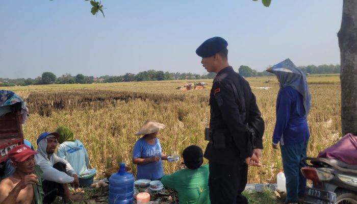 Sat Brimob Polda Jabar Cek Langsung Lokasi Ketahanan Pangan Di Desa Winong