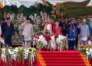 Panglima TNI Hadiri Upacara Penurunan Bendera Sang Merah Putih di Istana Negara, IKN