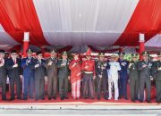 Danlanud Sultan Hasanuddin Hadiri Upacara Peringatan HUT Ke-79 RI di Rujab Gubernur Sulsel