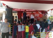 Polsek Singajaya Lakukan Pengamanan Jalan Santai